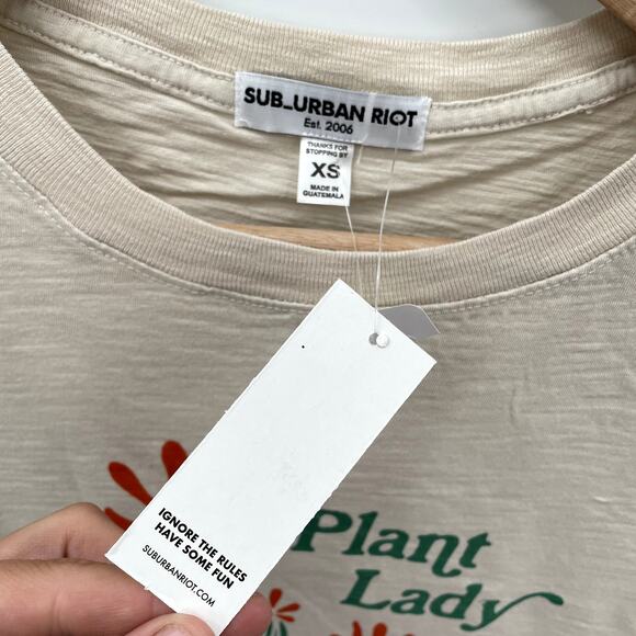 Sub Urban Riot Evereve NWT Plant Lady Graphic Tee // XS - Picture 5 of 8